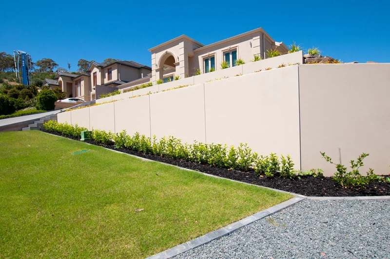 Completed Urban Earthworks retaining wall project 5