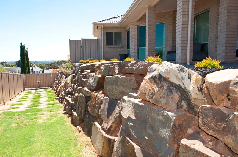 Completed Urban Earthworks retaining wall project 8