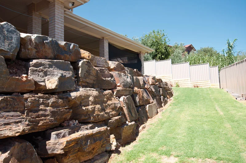 Completed Urban Earthworks retaining wall project 9